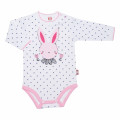 White baby bodysuit „Little Bunny“