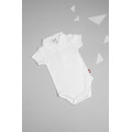 White bodysuit with short sleeves