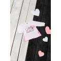 Long-sleeve white baby T-shirt