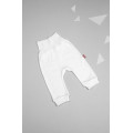 White baby trousers