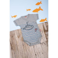 Bodysuit with ruffles and short sleeves 