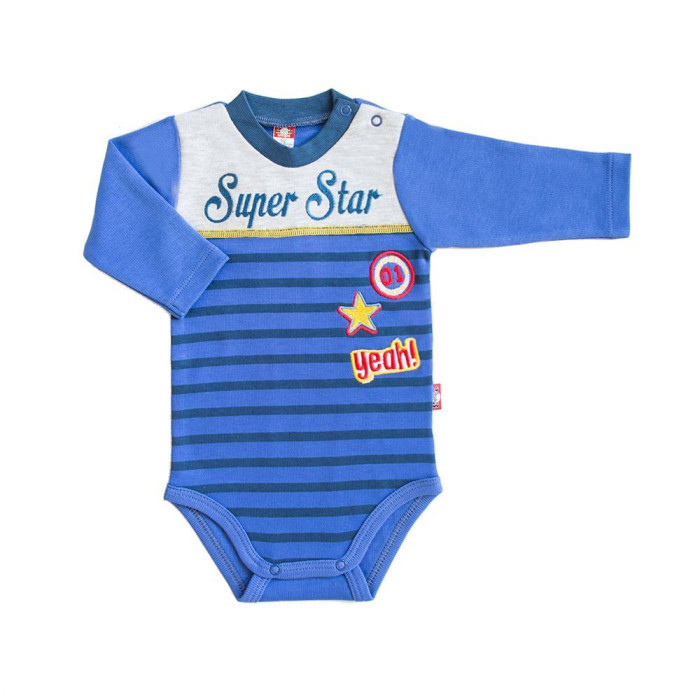 Blue baby bodysuit „Kids League“