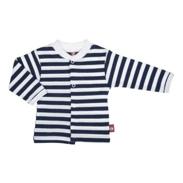 Striped long sleeve shirt for babies
