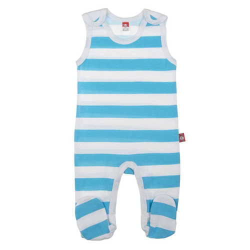 Striped short sleeve bodysuit for babies 
