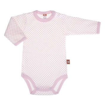 Pink baby bodysuit