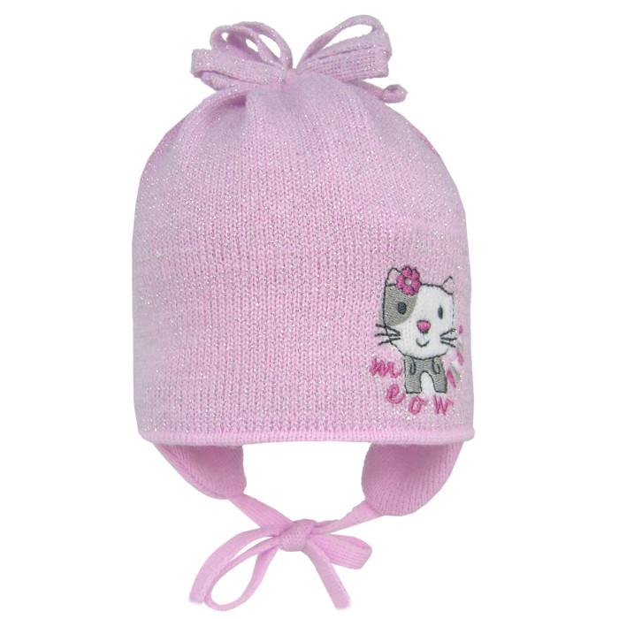 Lilac baby hat „Little Kitten“