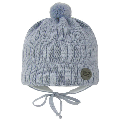 Grey baby hat with ears