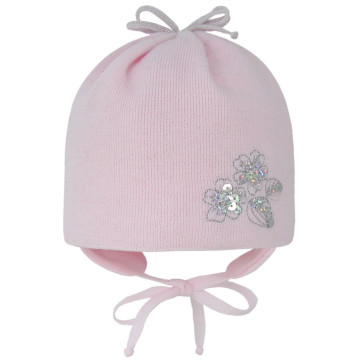 Pinkish baby hat „Little Flower“