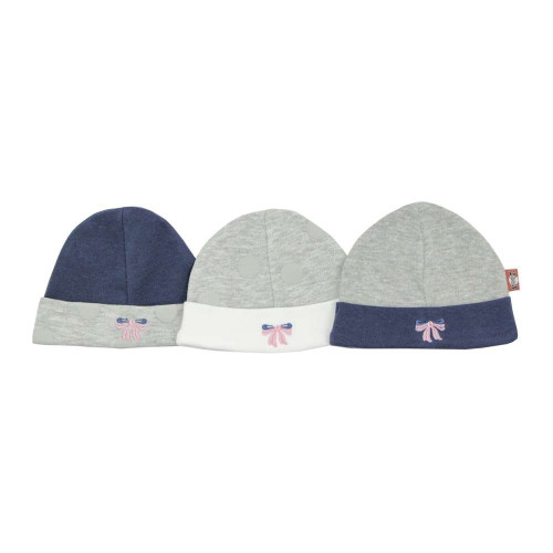 Hat set with a bow
