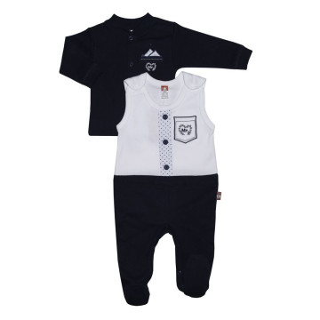 Classic T-shirt and romper set