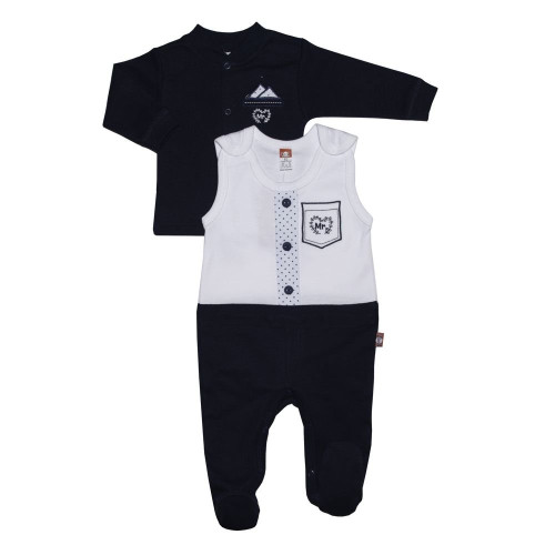 Classic T-shirt and romper set