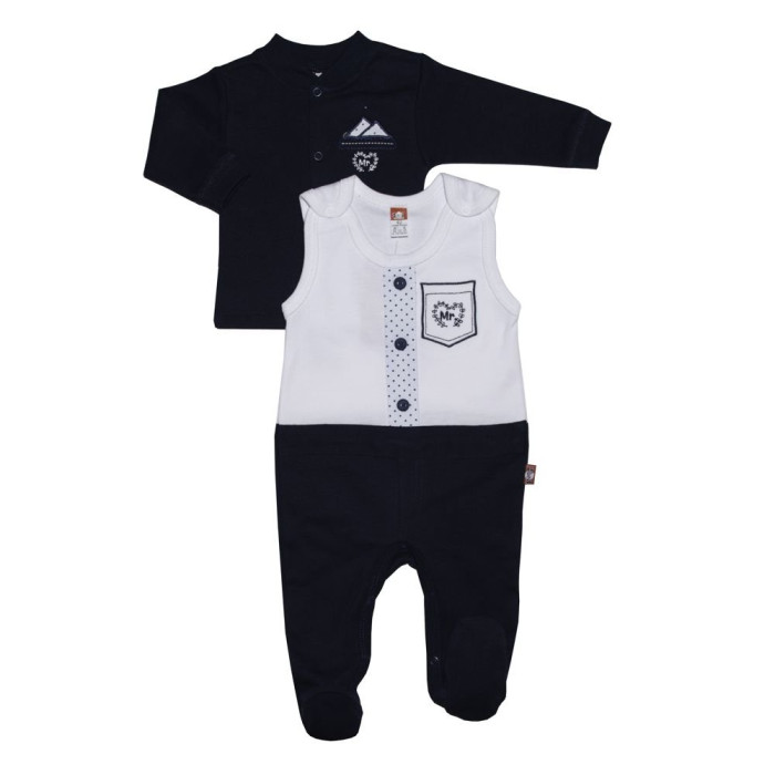 Classic T-shirt and romper set
