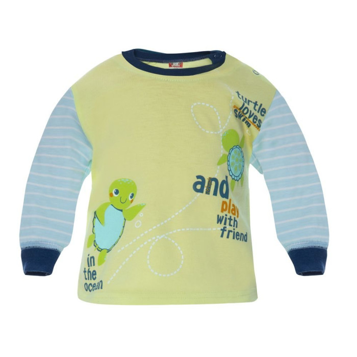 Long-sleeve baby T-shirt „Little Turtle“