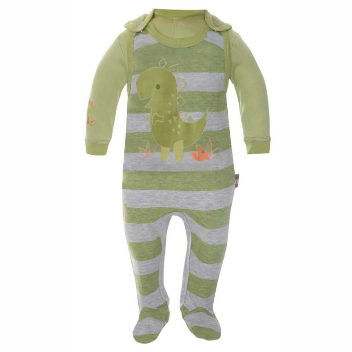 T-shirt and romper set „Dinozauras“