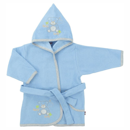Blue bathrobe 