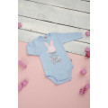 Blue baby bodysuit „Little Bunny“