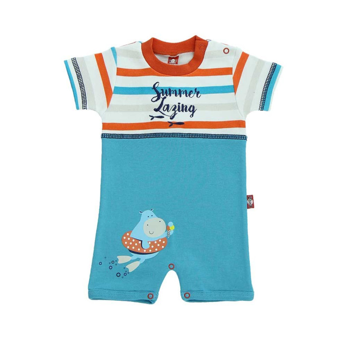 Blue baby leggings „Begemotukas“