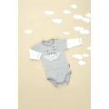 Grey baby bodysuit „Little Bear“