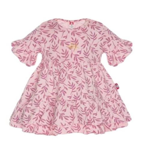 Pink baby dress „Boho“