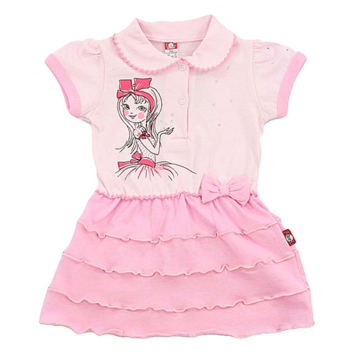 Pink baby dress „Little Girl“