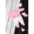 Pink baby leggings