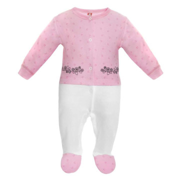 Pink baby leggings