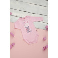 Pink baby bodysuit „Little Bunny“