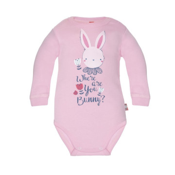 Pink baby bodysuit „Little Bunny“