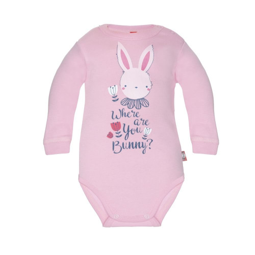 Pink baby bodysuit „Little Bunny“