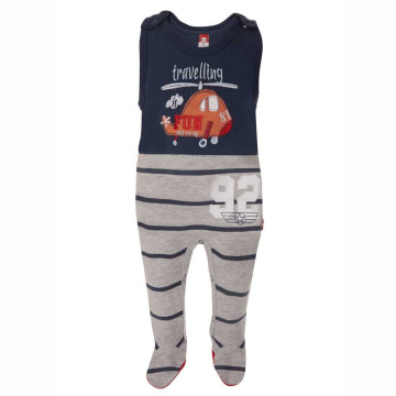 Sleeveless baby leggings „Helicopter“