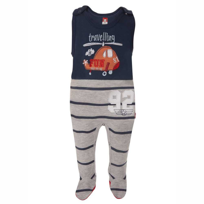 Sleeveless baby leggings „Helicopter“