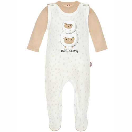 Bodysuit and shirt set „Dvi little lambs“