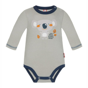Long-sleeve baby bodysuit „Koala“