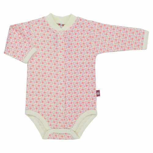 Baby bodysuit „Raudonos little flowers“