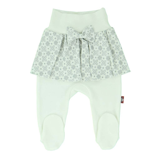 Sand colored pants with skirt and bow „Stilinga little girl“