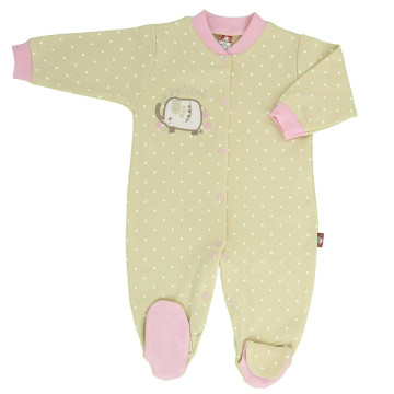 Sand-coloured baby leggings „Drambliukas“