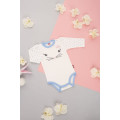 Sand-coloured baby bodysuit „Little Bunny“