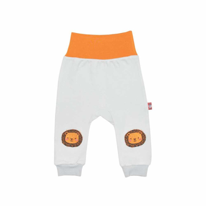 Light grey baby trousers „Lion Cub“