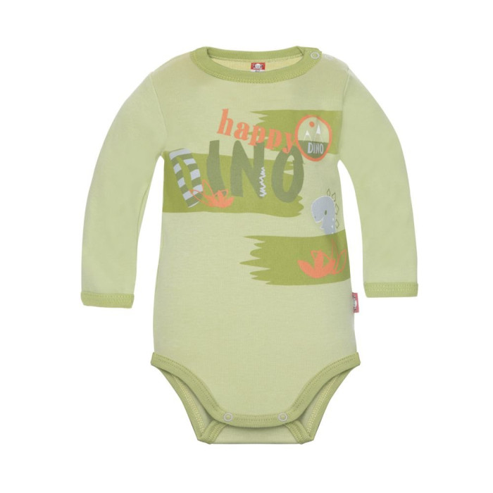 Green baby bodysuit „Dino“