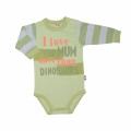 Light green romper with long sleeves