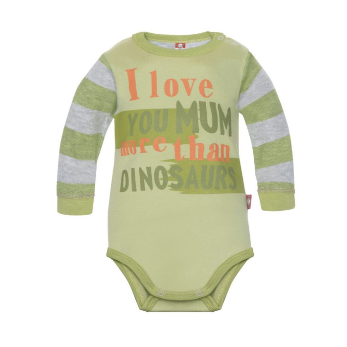 Light green romper with long sleeves