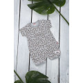 Summer leopard print bodysuit 