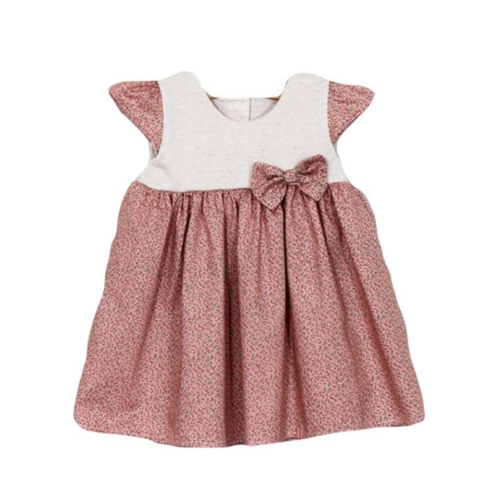 Vilaurita baby dress with a ribbon