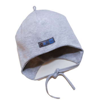 Vilaurita baby hat with ties „CAR“