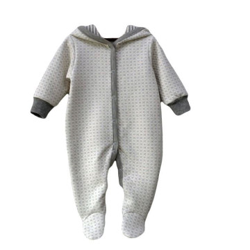 Vilaurita grey baby jumpsuit with a hood „Berty“