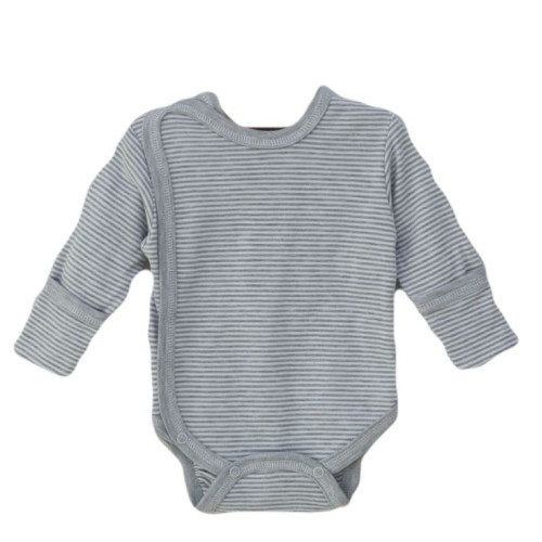 Vilaurita grey baby bodysuit with mittens „Roksi“