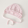 Vilaurita pink baby hat with ties „Meghan“