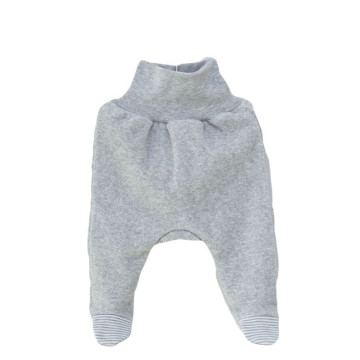 Vilaurita grey baby trousers with feet „Roksi“