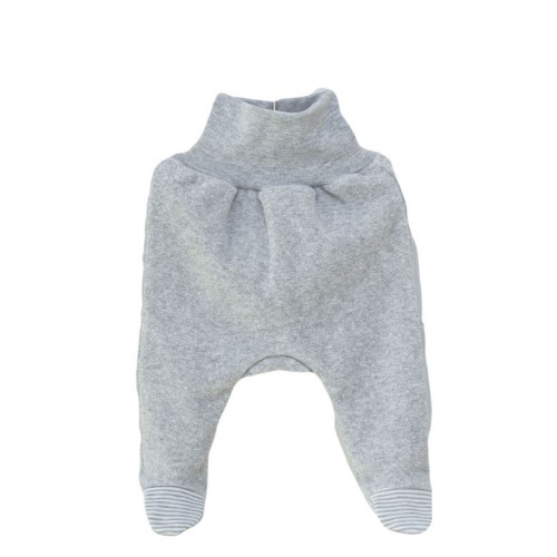Vilaurita grey baby trousers with feet „Roksi“