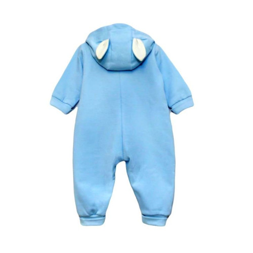 Vilaurita light blue baby jumpsuit with ears „Bunny“